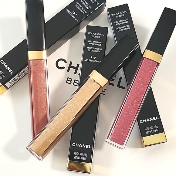 CHANEL Makeup Chanel Lipgloss Trio Set 19 Bourgeoisie 722 Noce